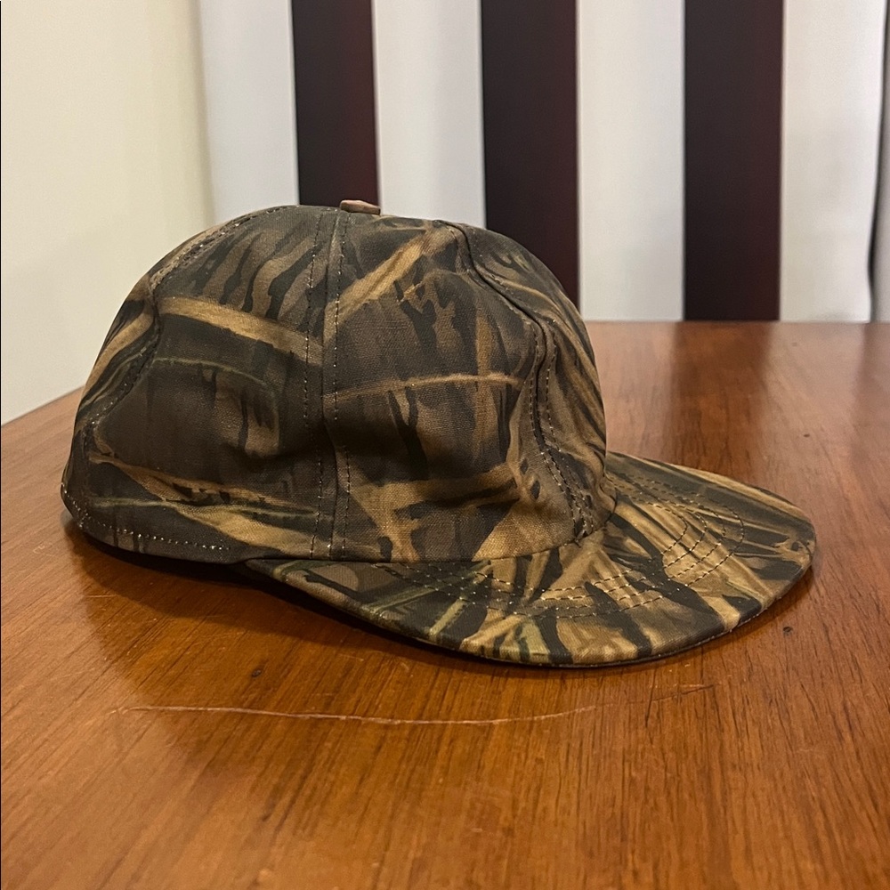 Filson Tin Cloth Cap Shadow Grass Hat Insulated Hunting Mossy Oak USA Mens Large